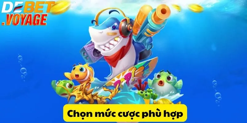 Đắm chìm trong đại dương săn cá với ica bắn cá tại DEBET 3 Chọn mức cược phù hợp