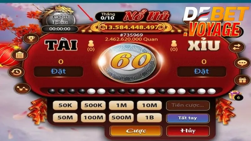Chia sẻ kinh nghiệm chơi nổ hũ tài xỉu hiệu quả nhất 2024 2 Các ưu điểm khi tham gia nổ hũ tài xỉu tại nhà cái Debet.