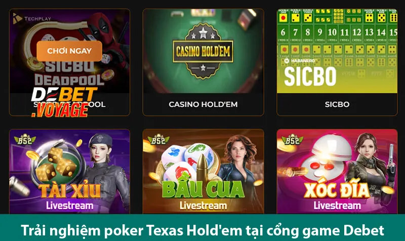 Poker Texas Hold'em – Trò chơi hàng đầu dành cho cược thủ chuyên nghiệp tại Debet creditcard 3 Poker Texas Hold'em – Trò chơi hàng đầu dành cho cược thủ chuyên nghiệp tại Debet