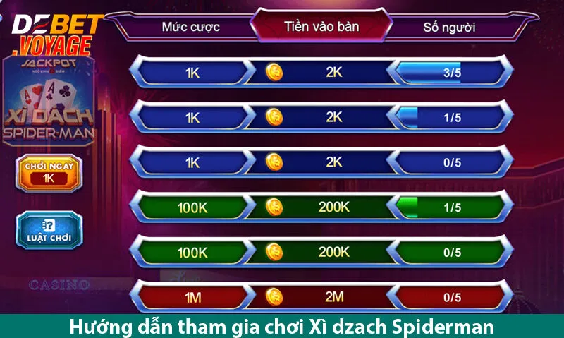 Xì dzach Spiderman Debet – Chia sẻ kinh nghiệm chơi cho người mới 2 Xì dzach Spiderman Debet – Chia sẻ kinh nghiệm chơi cho người mới