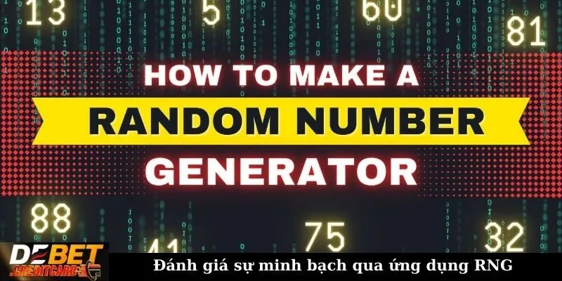 Làm sao để nhận biết một trò chơi casino công bằng? 1 Đánh giá sự minh bạch qua ứng dụng RNG