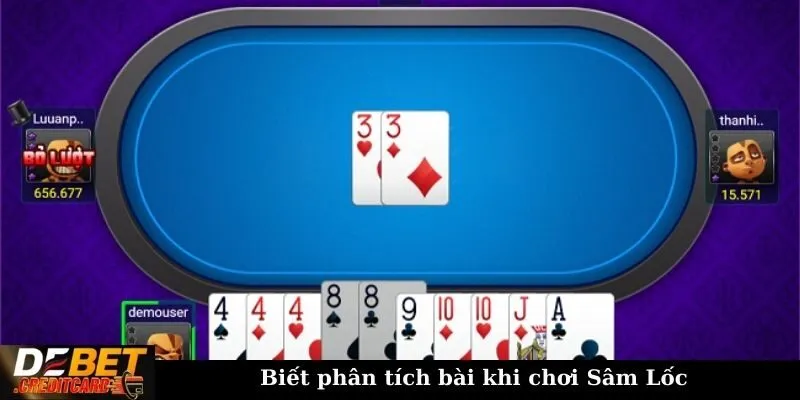 Chiến thuật tối ưu khi chơi bài Sâm? Bật mí cho cược thủ! 1 Biết phân tích bài khi chơi Sâm Lốc